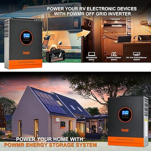 PowMr 1600W 3000W Hybrid Solar Inverter